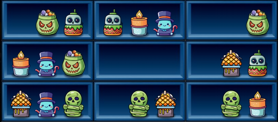 Halloween Store Sort Features